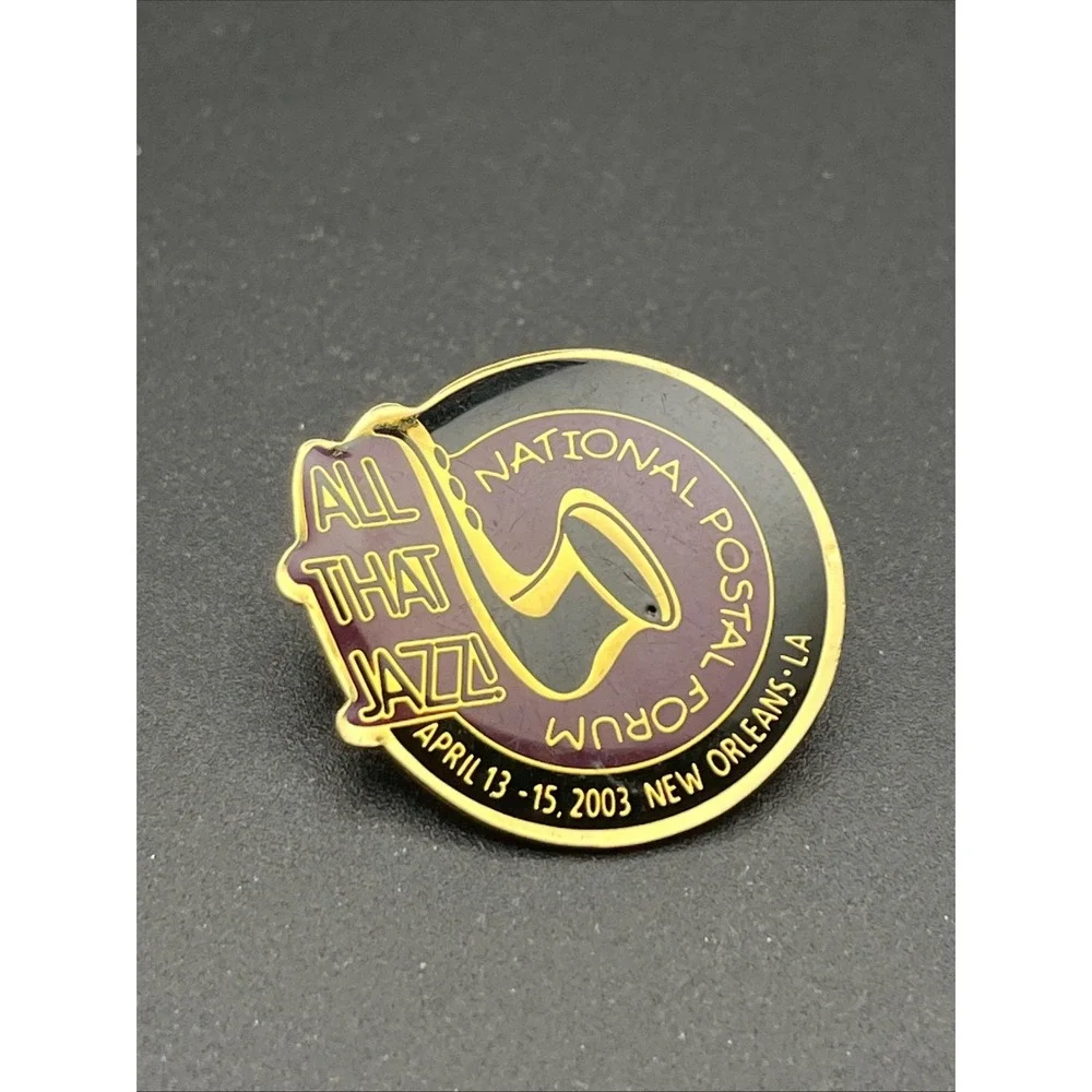All That Jazz‎ National Postal Forum New Orleans 2003 Lapel Hat Pin